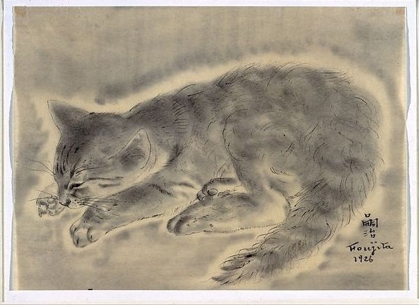 Tsuguharu  foujita foujita cat