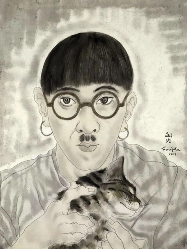 Tsuguharu foujita self portrait