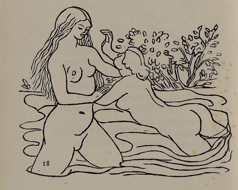 Two bathing women Maillol
