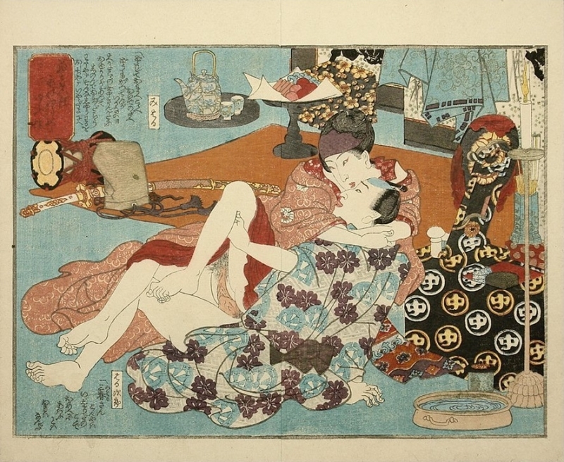 ukiyo-e wakashu kabuki