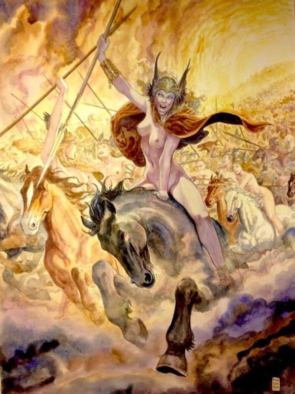 Valkyries by Milo Manara