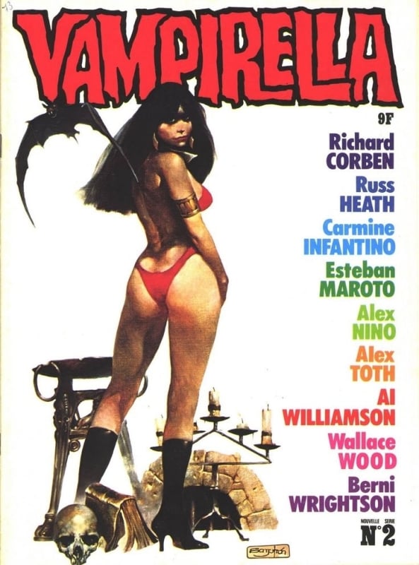 Vampirella art by Frank Frazetta, for the Vampirella comic Vampirella art by Frank Frazetta, for the Vampirella comic