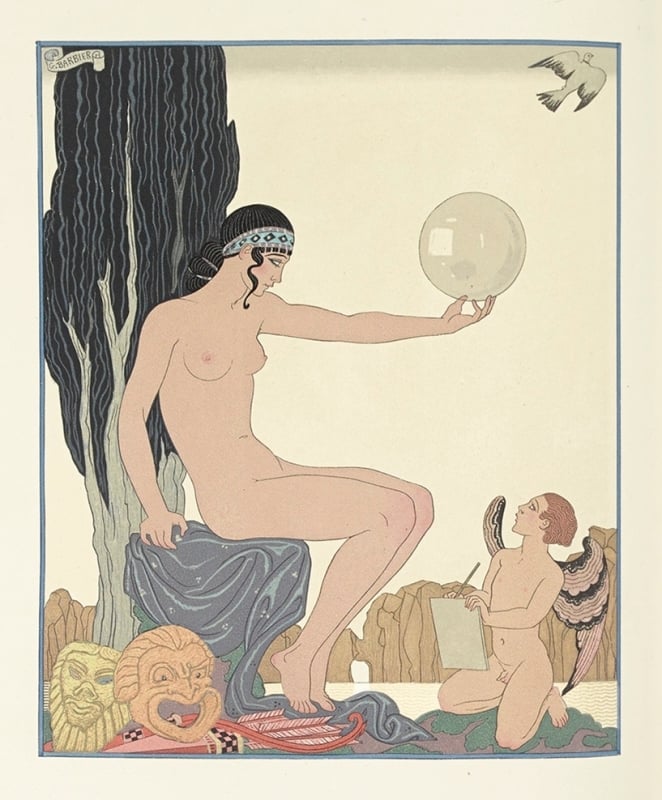 Vies Imaginaires, 1929 by georges Barbier