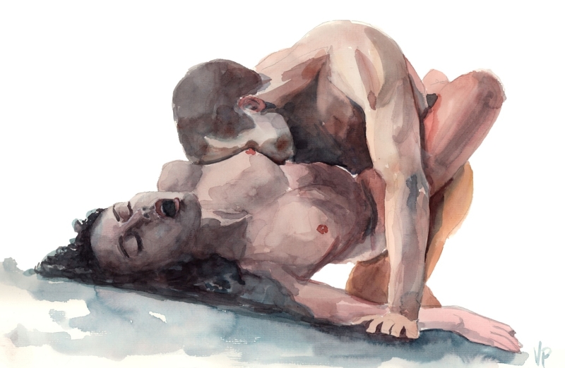 Viktoria Protsyuk erotic watercolor Viktoria Protsyuk erotic watercolor
