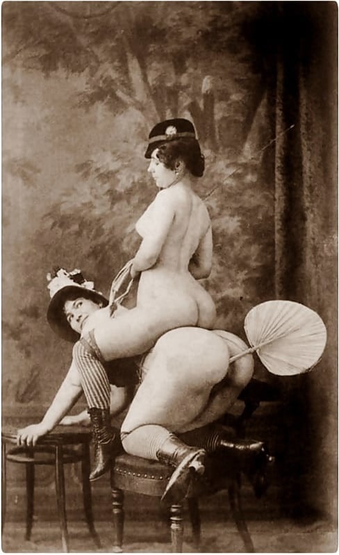 1920s Vintage Porn Girls - 1920s Vintage Erotic Postcards/Photographs Depicting Lesbian Encounters