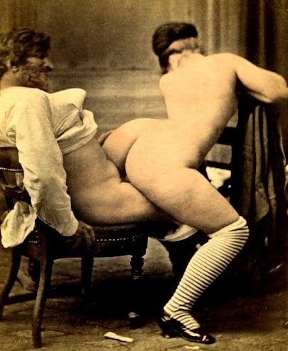 vintage pornographic postcard chubby
