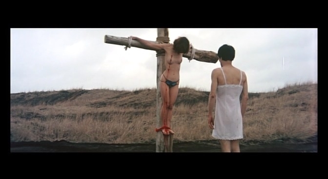 violent virgin crucifixion