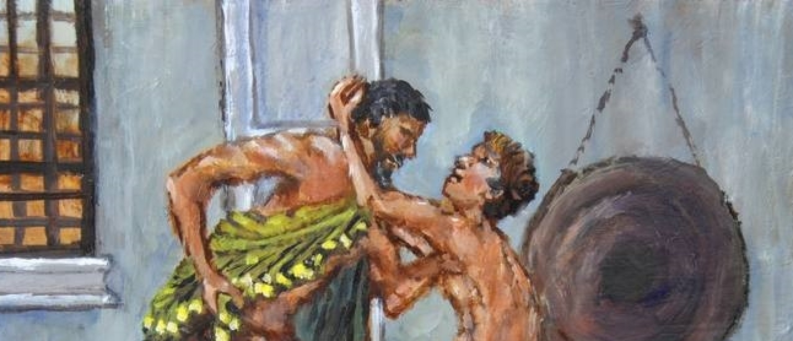 Awakening Eros as Seen by the Greek Painter Giorgos Nicolaou