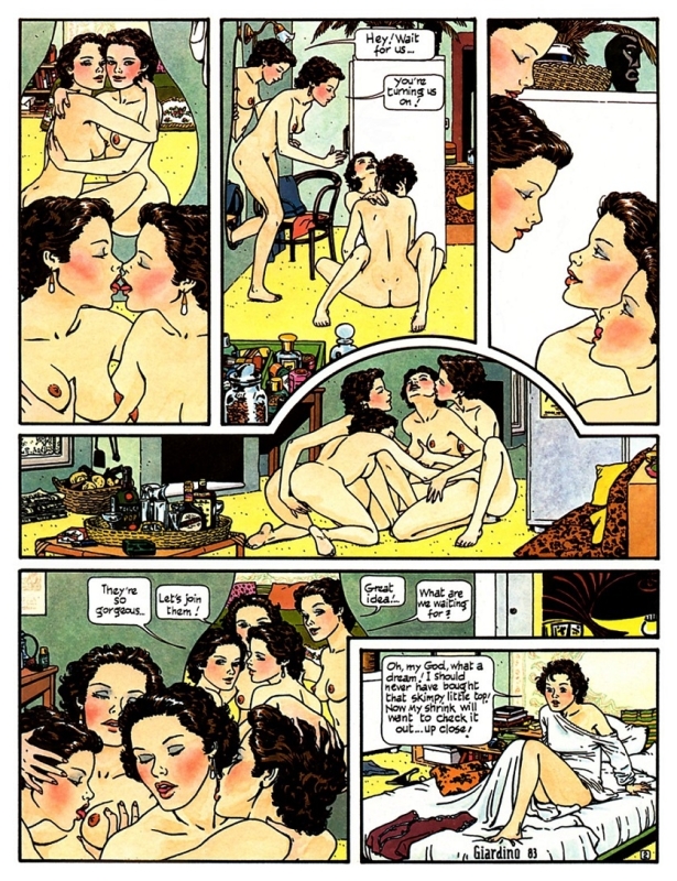 Vittorio Giardino Little Ego Lesbian scene