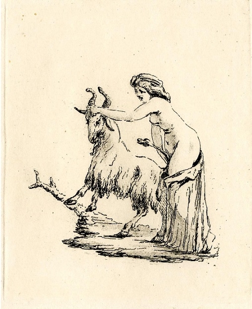 vivant denon Woman with a goat