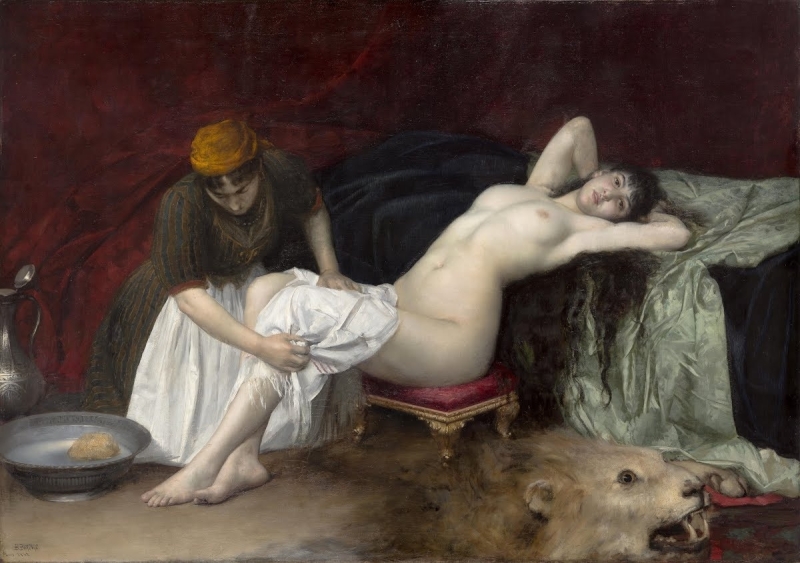 Vlaho Bukovac 5  Odalisque, 1882