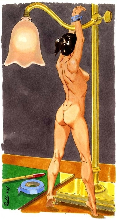 waldo nude girl tied to the lamp