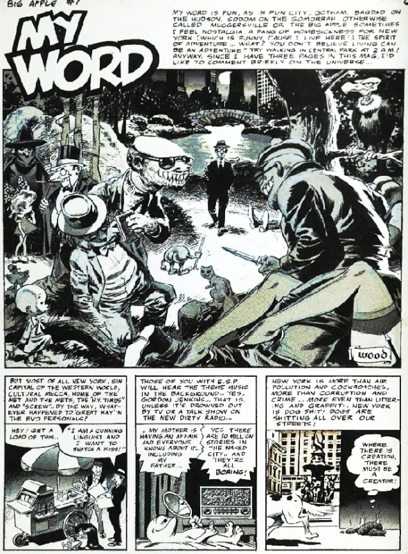 wallace wood My Word comic