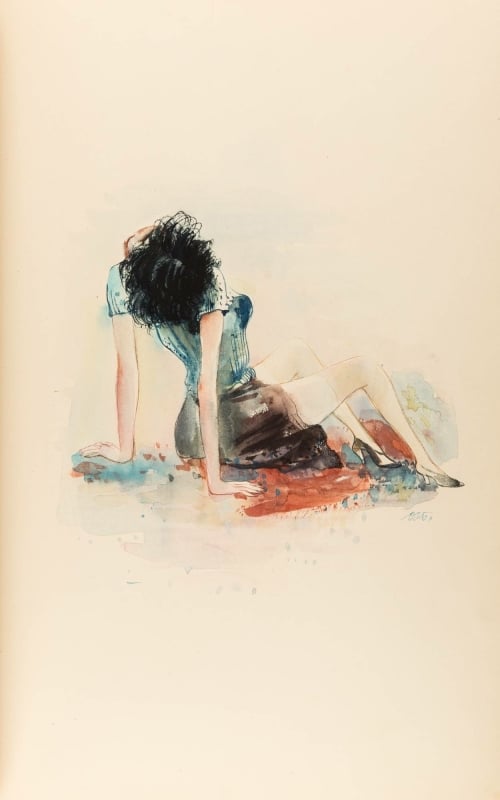 Watercolor, 1941 by Otto Rudolph Schatz