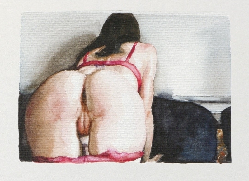 watercolor by Dun Brown
