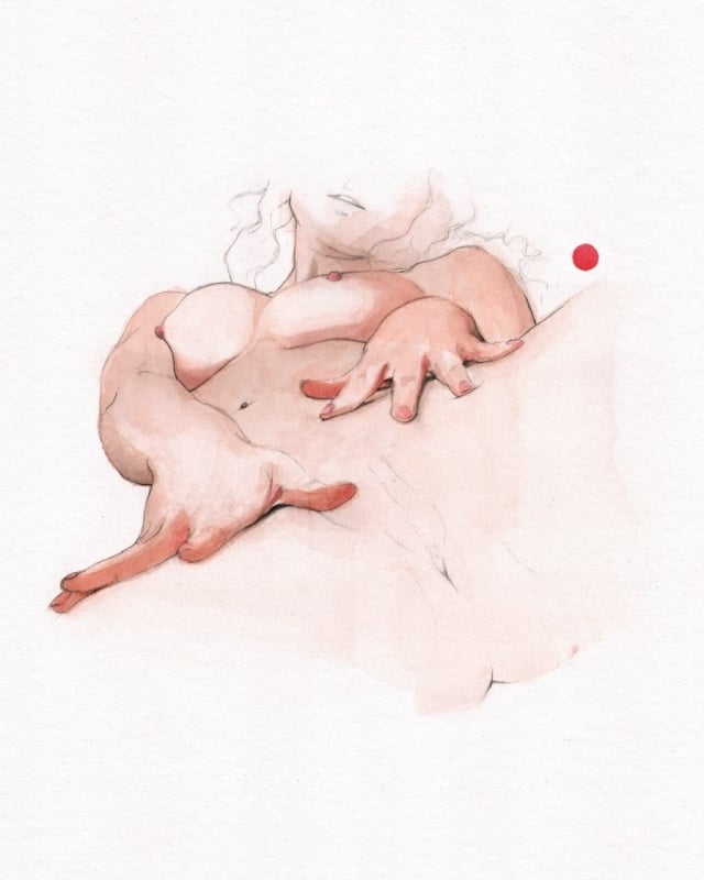 watercolor by La Belle cicatrice