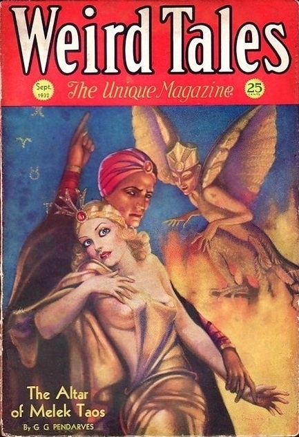 Weird Tales Margaret Brundage first cover