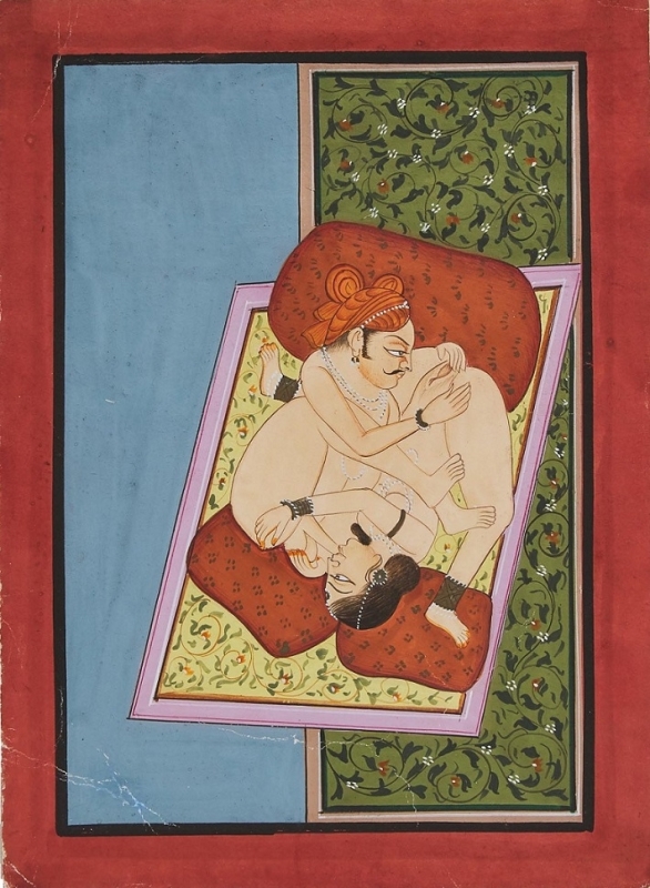 whores of yore Indian miniature painting Moghul