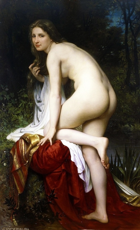 William Bouguereau Bather