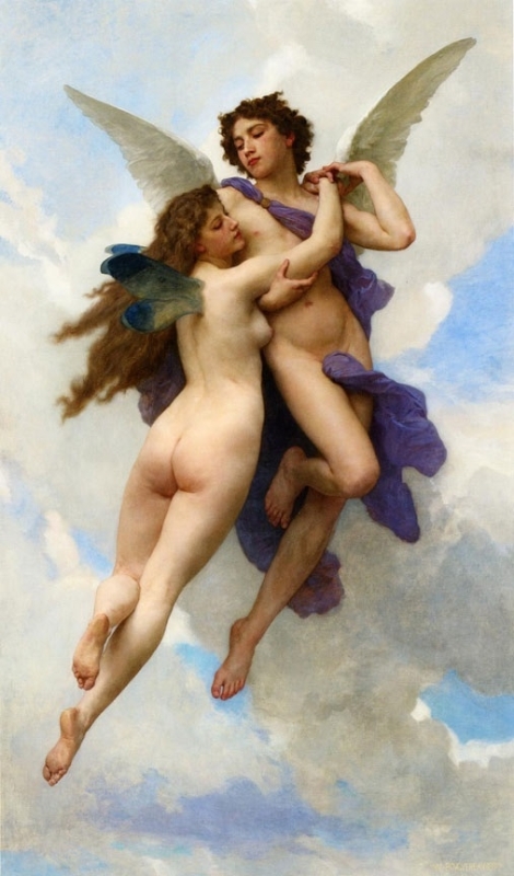 William Bouguereau Cupid and Psyche