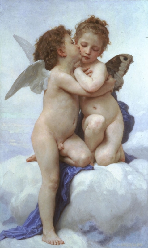 William Bouguereau Cupid and Psyche