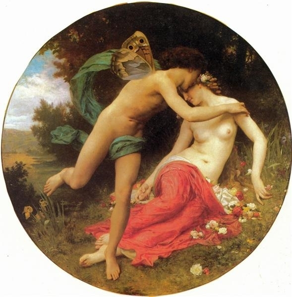 William Bouguereau Cupid and Psyche