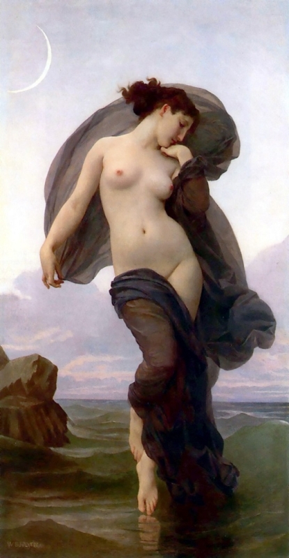 William Bouguereau Evening Mood,