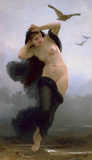 William Bouguereau Night