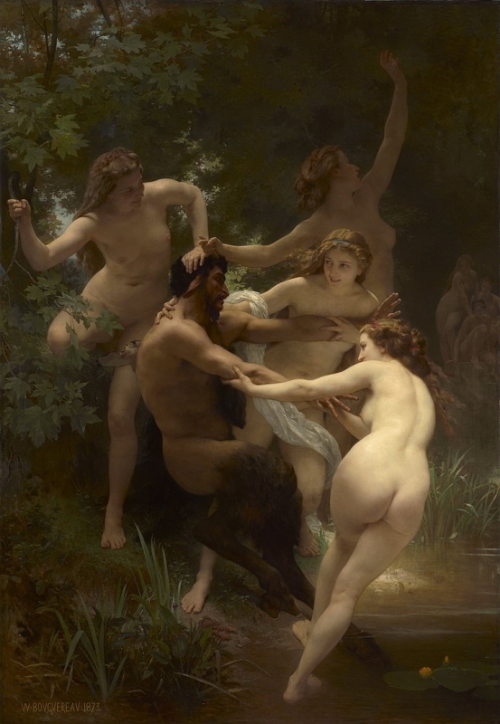 William Bouguereau nymphs and satyrs