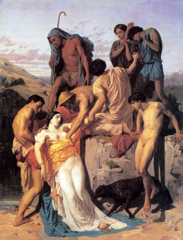 William Bouguereau Shepherds Find Zenobia on the Banks of the Araxes