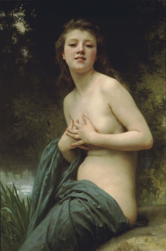 William Bouguereau Spring Breeze