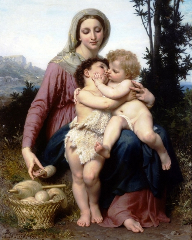 William Bouguereau The Holy Family