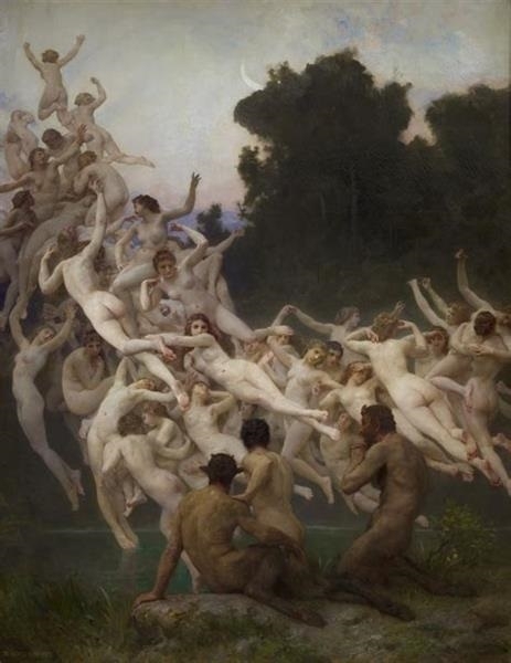 William Bouguereau The Oreads