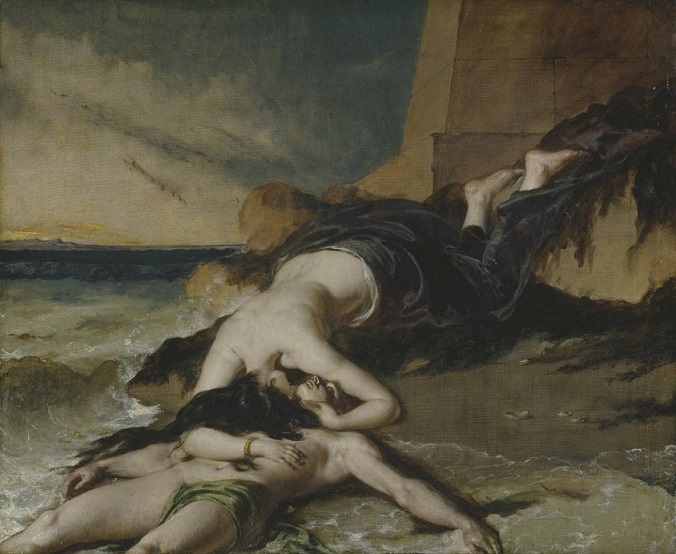 william etty Hero and Leander