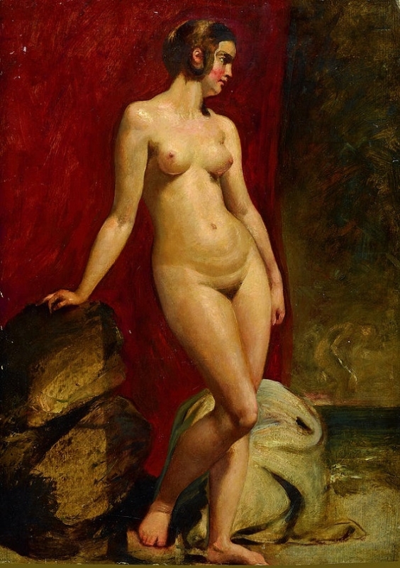 william etty st kneeling nude