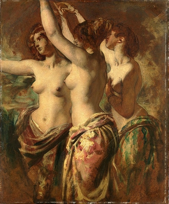 william etty The Three Graces