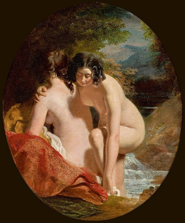 william etty Two female bathers