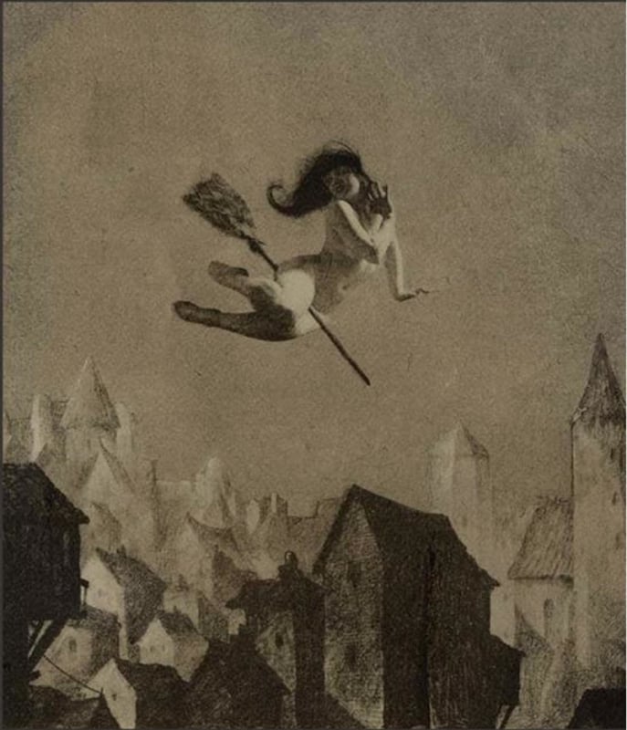 William Mortensen witch art