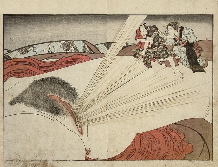 The Battle of the Sexes Design As Seen By Utagawa Kunisada