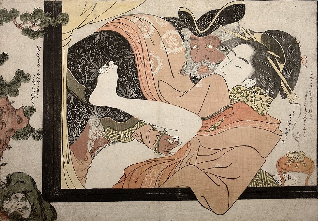 Chokyosai Eiri&#8217;s Famous Portrayal of A Horny Dutchman