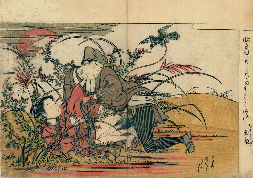 A Shocking Shunga Design Featuring a Raping Falconer