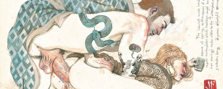 Jeff Faerber&#8217;s Twitter Feed Shunga, Grim Reapers and Serpent