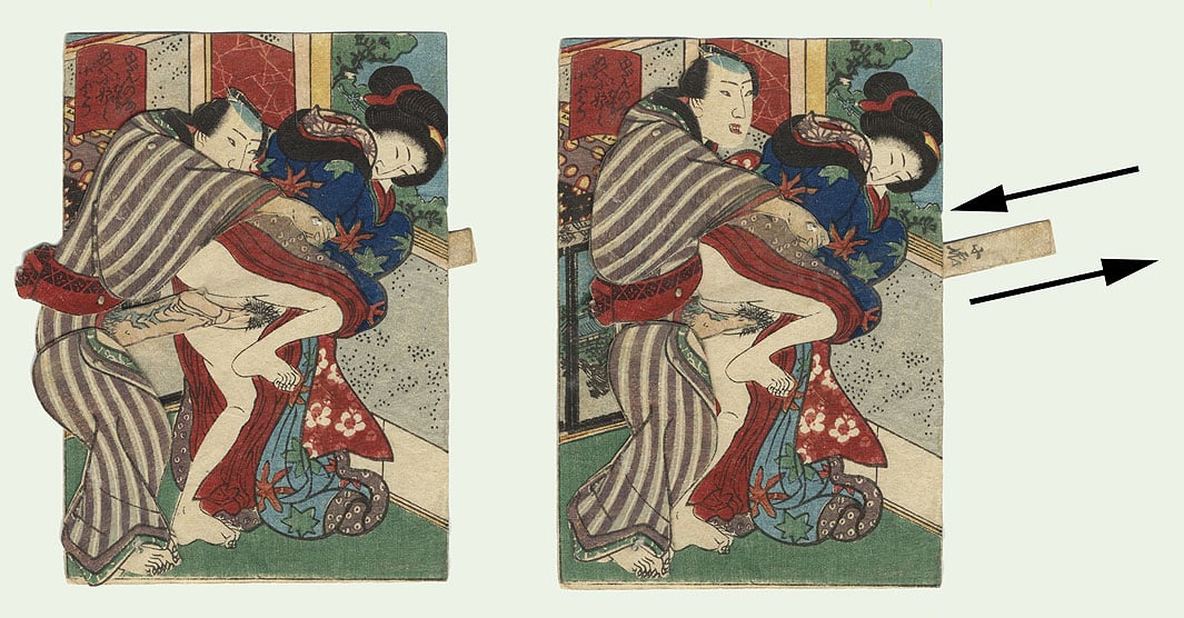 9 Highly Amusing Pop Up Porn Shunga Prints