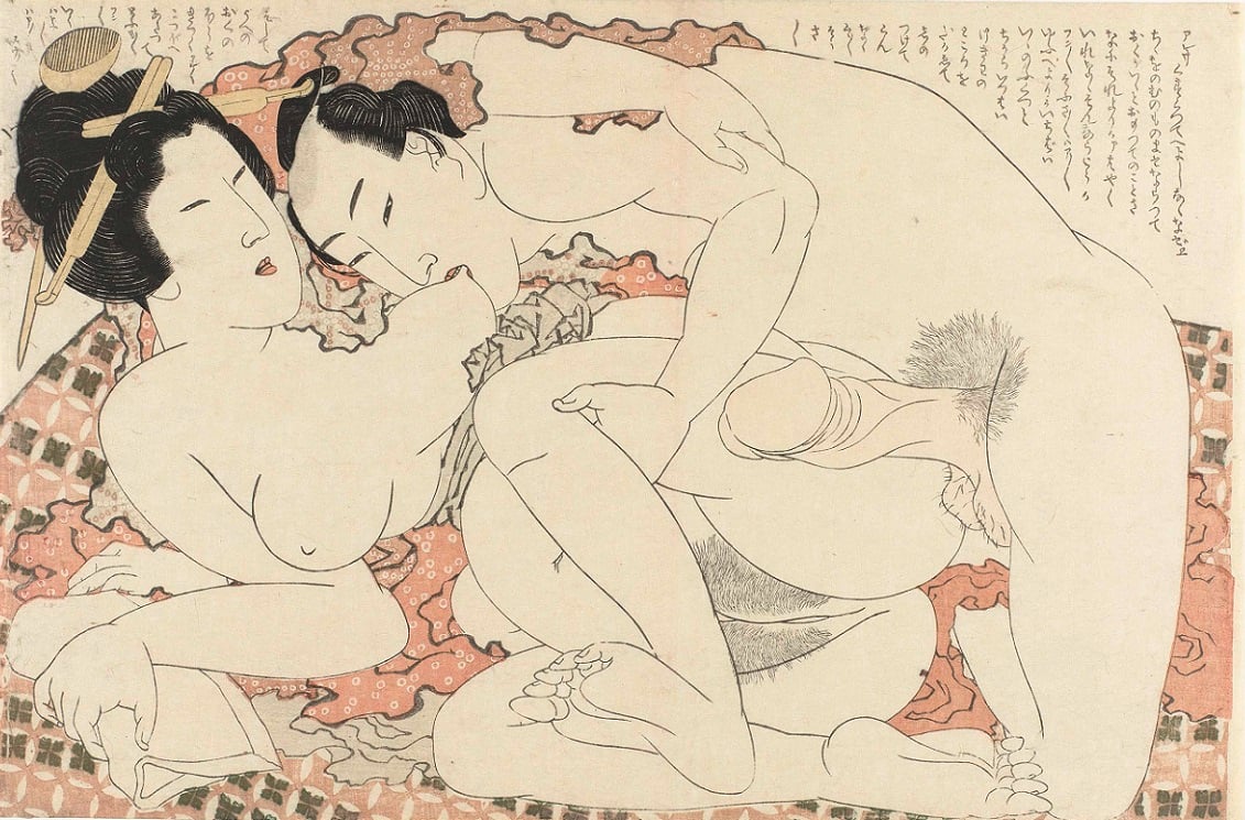 The Nipple Sucking Erotica of Katsushika Hokusai