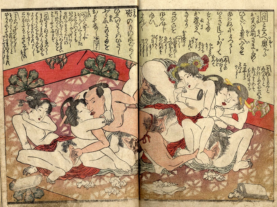 Utagawa Kuninao and His Sensual Abundance of Phallic Related Orgies