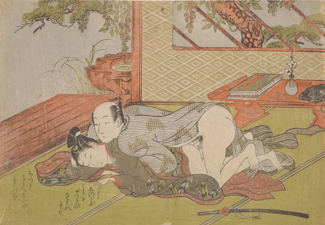 Nanshoku Art: The Sensual Moment of a Gay Samurai and a Young Boy