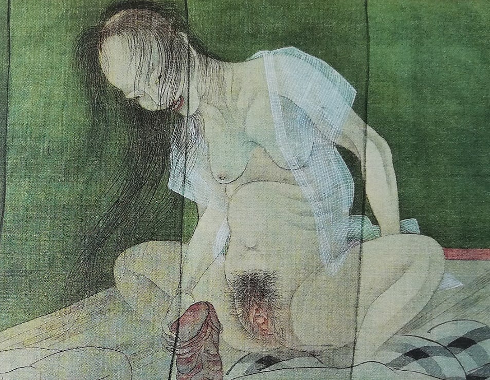 A Bewitching Depiction of the Strong Longing of a Sensual Ghost
