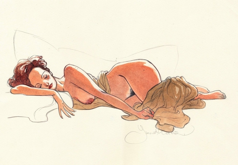 Yannick Corboz reclining nude