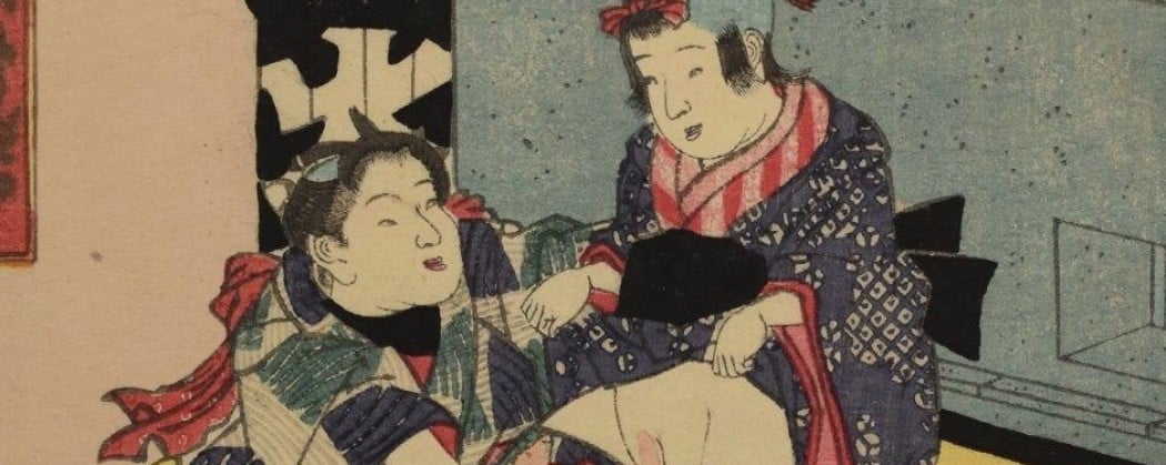 Rare Japanese Shunga Prints With Controversial Encounters of Infants