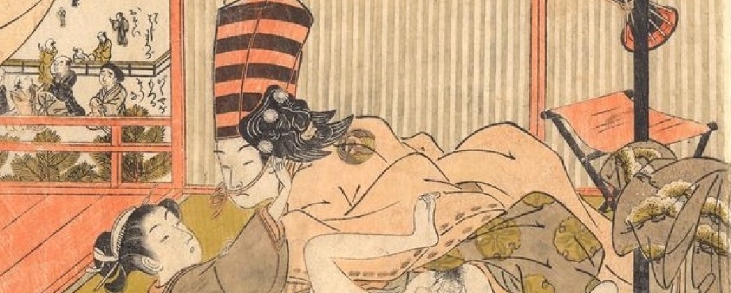 A Sambasō Dancer and Lover Rolling Through the Room